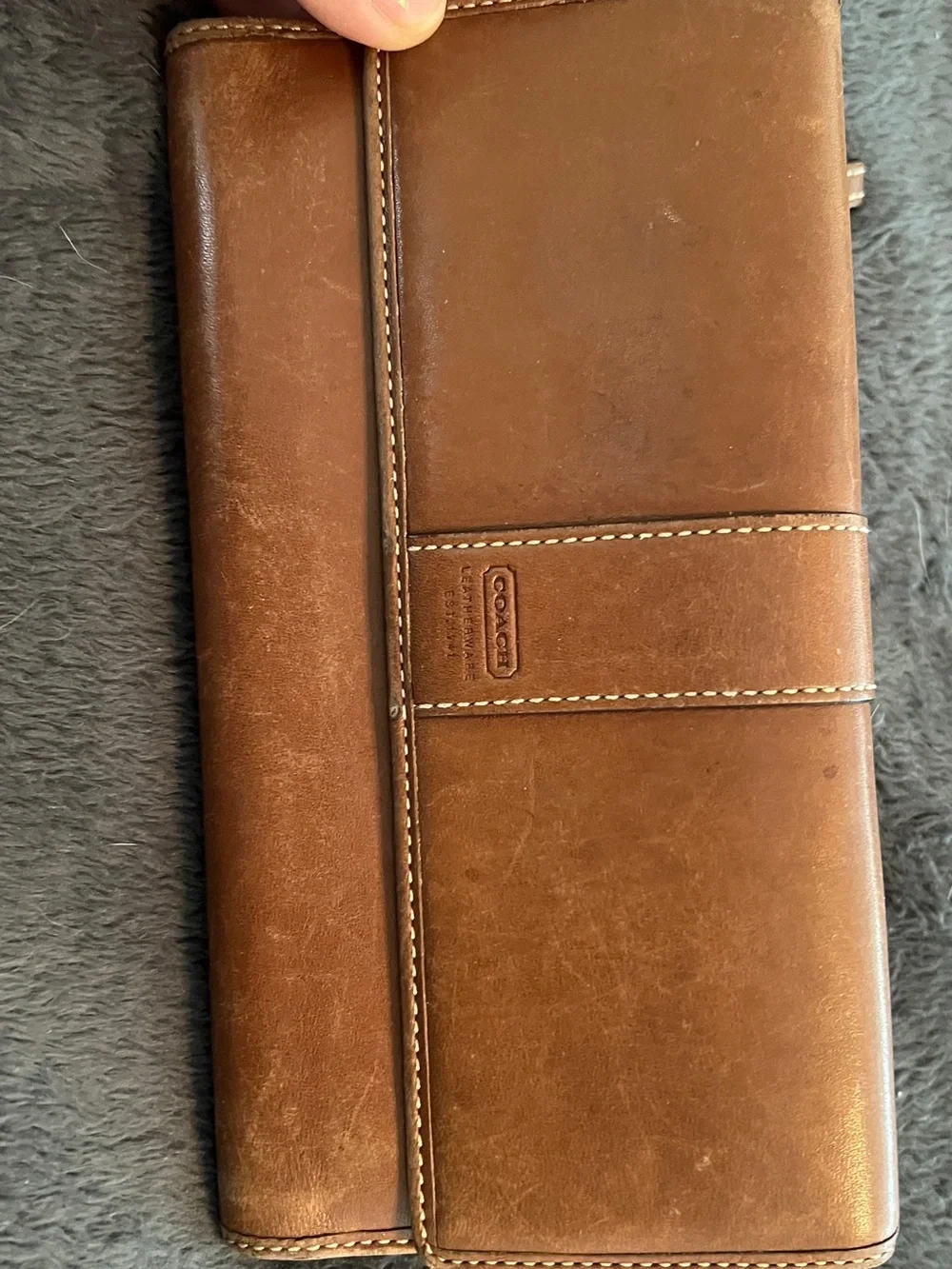 Vintage COACH Brown Leather Wallet